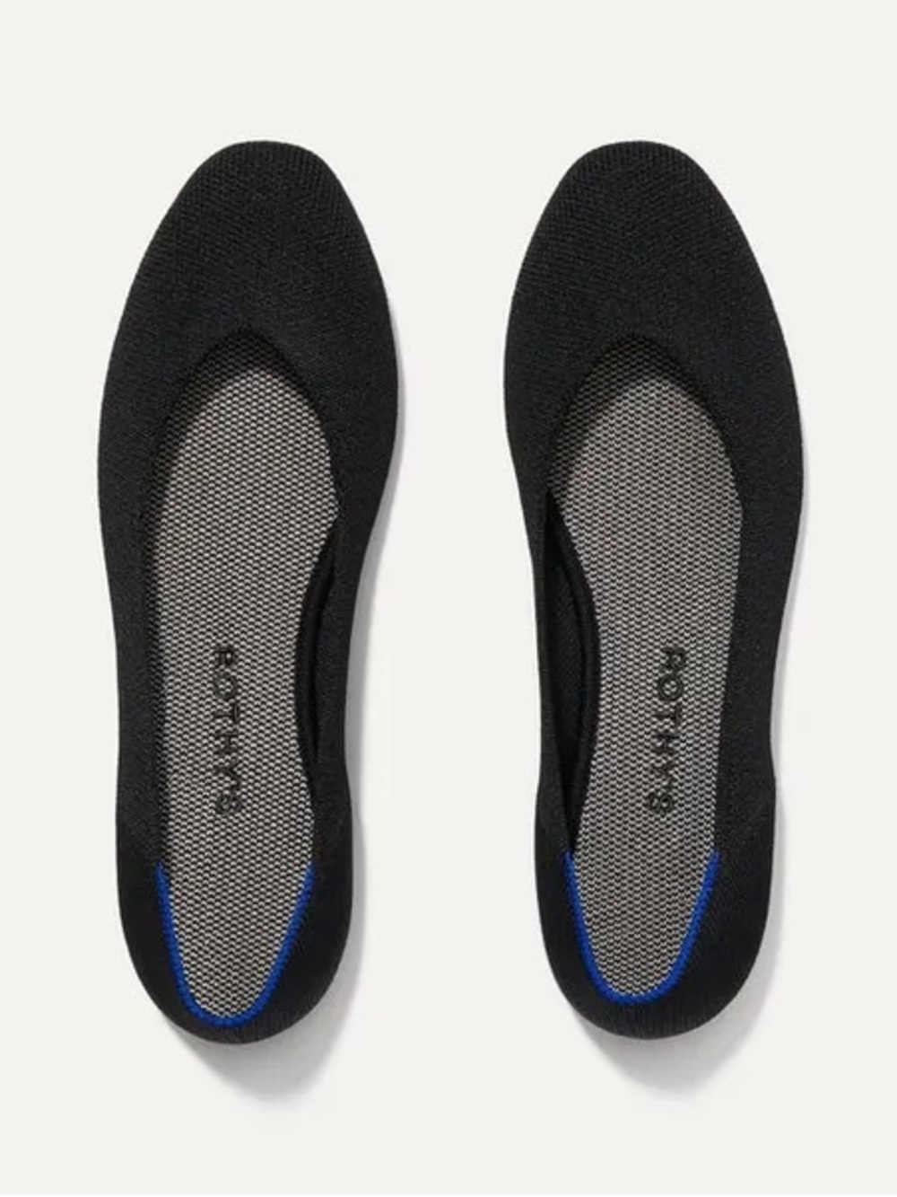 Rothy’s The Square Comfort Knit Ballet Flat - Black